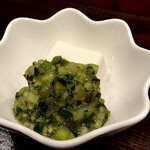 俺の中華たなか家 - 嬉しいサービスオツマミは「山形のだし冷奴❄」ツルっとトロッと美味♥