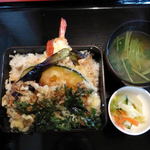 やなぎや食堂 - 天重（ホワイト海老使用）￥９００