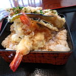 やなぎや食堂 - 天重（ホワイト海老使用）￥９００