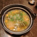 だるま - 花もずくとウニの雑炊