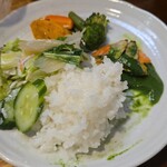 キッチン ブルー グローブ - 最後のワンプレート