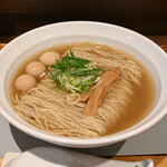 NIBOSHI MANIA - 三種の焼き干し冷やかけ＋うずら