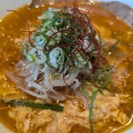 野郎めし - 辛温麺並、アップ