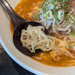 野郎めし - 麺はちょっと細目