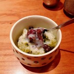 神楽坂 和食 千 - 甘味　氷宇治金時