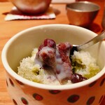 神楽坂 和食 千 - 甘味　氷宇治金時