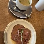 ボロネーゼ専門店 ミナミ - と、オニオンスープ