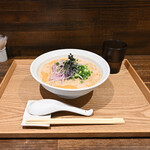 NIBOSHI MANIA - 冷やし金目鯛ソバ着丼