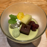 時の宿 すみれ - 抹茶のプリン