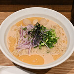 NIBOSHI MANIA - 冷やし金目鯛ソバ1200円＋うずら味玉100円