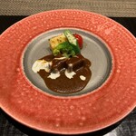 時の宿 すみれ - ぶりすけのラグー  ドゥフィノワーズ添え