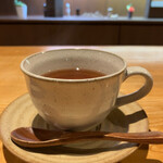 時の宿 すみれ - ハーブティーをいただきました