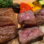 時の宿 すみれ - 夕飯は米沢牛の創作懐石と言う贅沢