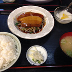 翠月園 - 豚バラやわらか煮¥750+ライスセット¥300