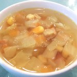 ローズルーム - 日替わりランチ 1000円 の野菜たっぷりスープ
