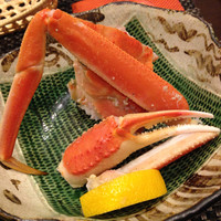 志希 - 焼き魚、今日はいいのが入らなかったということで、蟹に変更してくれました。