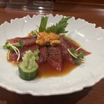 和みや 晃月 - づけまぐろ生うに添え