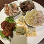 鶏家 六角鶏 - 肴5種盛り合わせ！