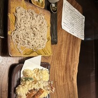 九つ井 玉川店 - 天ざる蕎麦