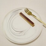 Restaurant KAITO - 茶菓子　プリン：細長くカットされた お洒落で美味しい濃厚なクレームキャラメルのプリンです。♪♬