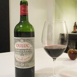 Restaurant KAITO - DULUC DE BRANAIRE-DUCRU SAINT-JUHEN 2017（デュリュック ド ブラネール デュクリュ サンジュリアン）： カベルネソービニヨン・メルロー主体の赤ワイン。 熟成感があり、滑かなタンニン 濃い目でボルドーの王道を想わせるワイン。