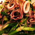 マラッカバー - アスパラとヤリイカのサラダ