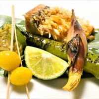 懐食みちば - 甘鯛 松笠焼き 甘唐辛子