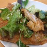 たまごとこなと - タンドリーチキンのサラダガレット