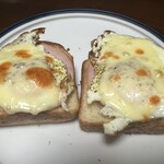 ムッシュ・ピエール - パンドミーでハム＆エッグ＆チーズ