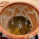 鮨 浜はち - 有明産の海苔と白木耳の茶碗蒸し