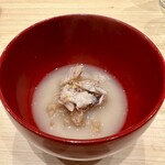 鮨 浜はち - どんちっち鯵のお茶漬け
