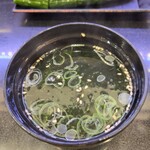 回し寿司 活 活美登利 - 海苔すまし汁