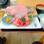 みなと市場 小松鮪専門店 - 中落ち定食