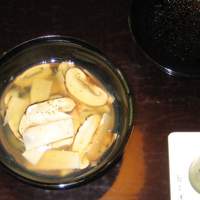 高台寺 和久傳 - お椀（松茸と嵯峨豆腐）
