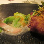 ラール・エ・ラ・マニエール - 鱈の白子のフリット