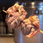 炭焼 おかげさん - 阿波尾鶏ハツ