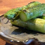 炭焼 おかげさん - 北海道押谷ファーム産アスパラ