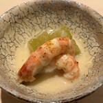 すし 開 - 北海しま海老と冬瓜