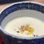 炭焼 おかげさん - 千葉県産新玉葱冷製ポタージュ