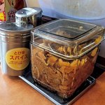 カレーハウス ＣｏＣｏ壱番屋 - とび辛ｽﾊﾟｲｽと福神漬け