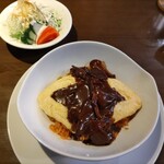 カフェテリア アメニティ - オムライス　デミグラスソース
