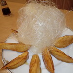 台湾料理 錦城 直方店 - 大学芋　芸術的