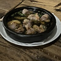 ricont - 砂肝のアヒージョ