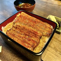 明神下 神田川 本店 - 竹 うな重（大）