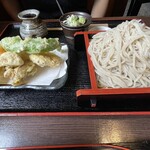 そば処 さんぺい - 1.5天盛りそば