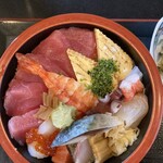 ふく島すし - ちらしずし大盛上から