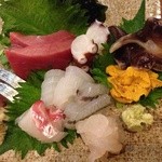 ぼうず - 造り盛りあわせ…新鮮！うまい！