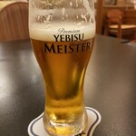 人形町今半 羽田空港第3ターミナル店 - さすが！ビールもうまい！