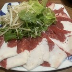 広島県民酒場 - 牛コウネのレモンしゃぶしゃぶ￥1,580×2人前