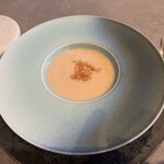 レストランいしだ - 桃の冷製スープ